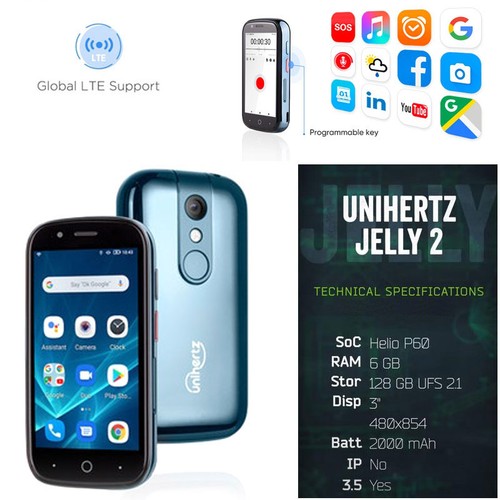 Lte unihertz jelly mini - 2,