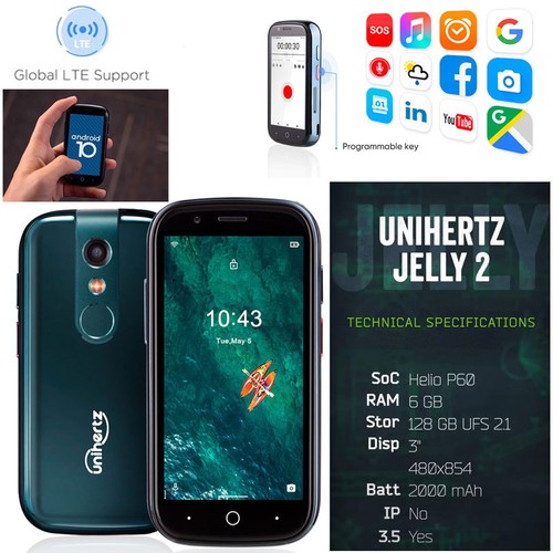 Lte unihertz jelly mini - 4g,